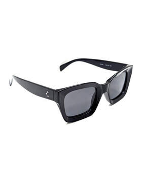 7039 (50-24-138) UV400 Gray Lens Black Frame Women’s Sunglasses